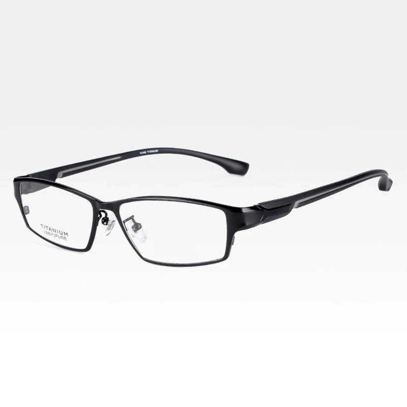 Reven Jate EJ267 moda montura de gafas para hombre Ultra liviano Flexible IP chapado electrónico Metal llanta de material gafas - 3