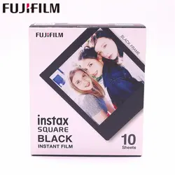 Fujifilm Instax площадь Instant черная рамка фильм 10 листов для Instax квадратный SQ10 Гибридный формат поделиться sp-3 SQ мгновенной