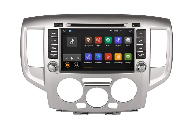 Восьмиядерный android 9,0 автомобильный dvd gps мультимедийный плеер для nissan NV200 2009- Автомобильный Аудио Стерео Авторадио головное устройство wifi usb