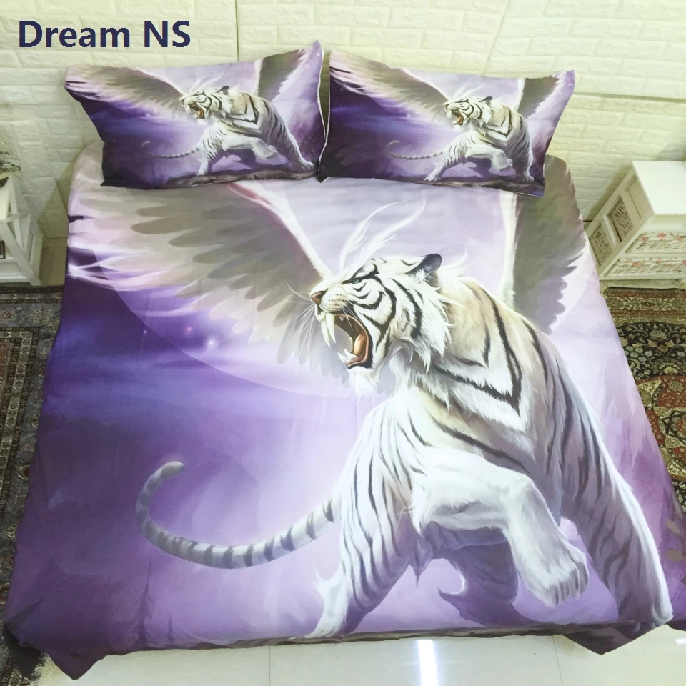 AHSNME Flying Tiger Bedding Set Dream Duvet Cover with Pillowcase Queen