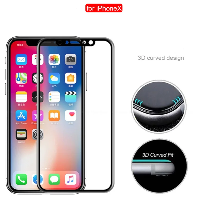 THREE DIAO 9H Full Coverage Cover Tempered Glass For