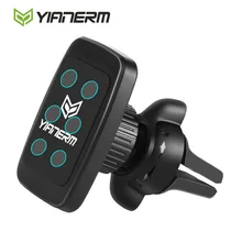 Yianerm Newest 6 N50 Magnet Strong Magnetic Air Vent Phone Holder Twist Lock Car Mount For iPhone,Samsung,Huawei,4-6 inch phone