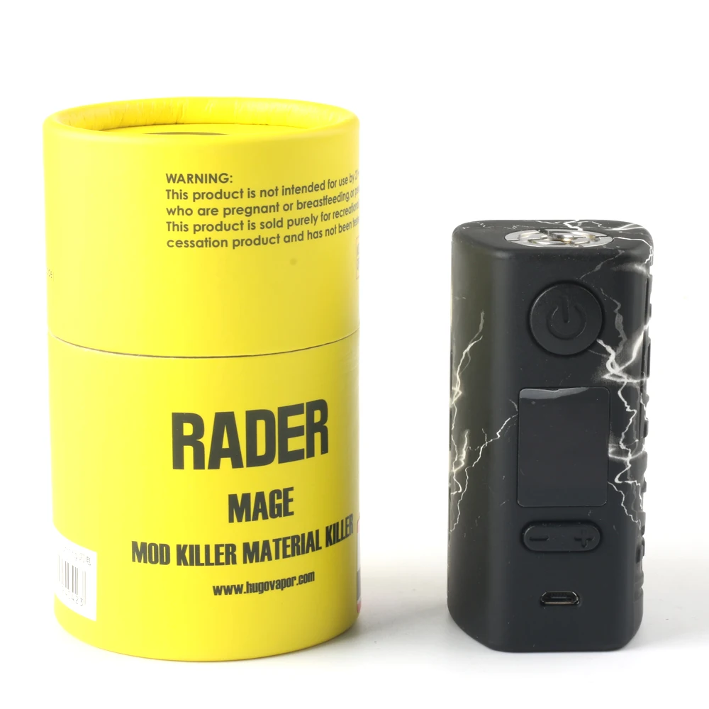 Оригинальный Hugo Vapor Rader Mage TC Box MOD 218W Mod поддерживает VW/TC/Curve/Preheat & 2A Quick Charge Vape