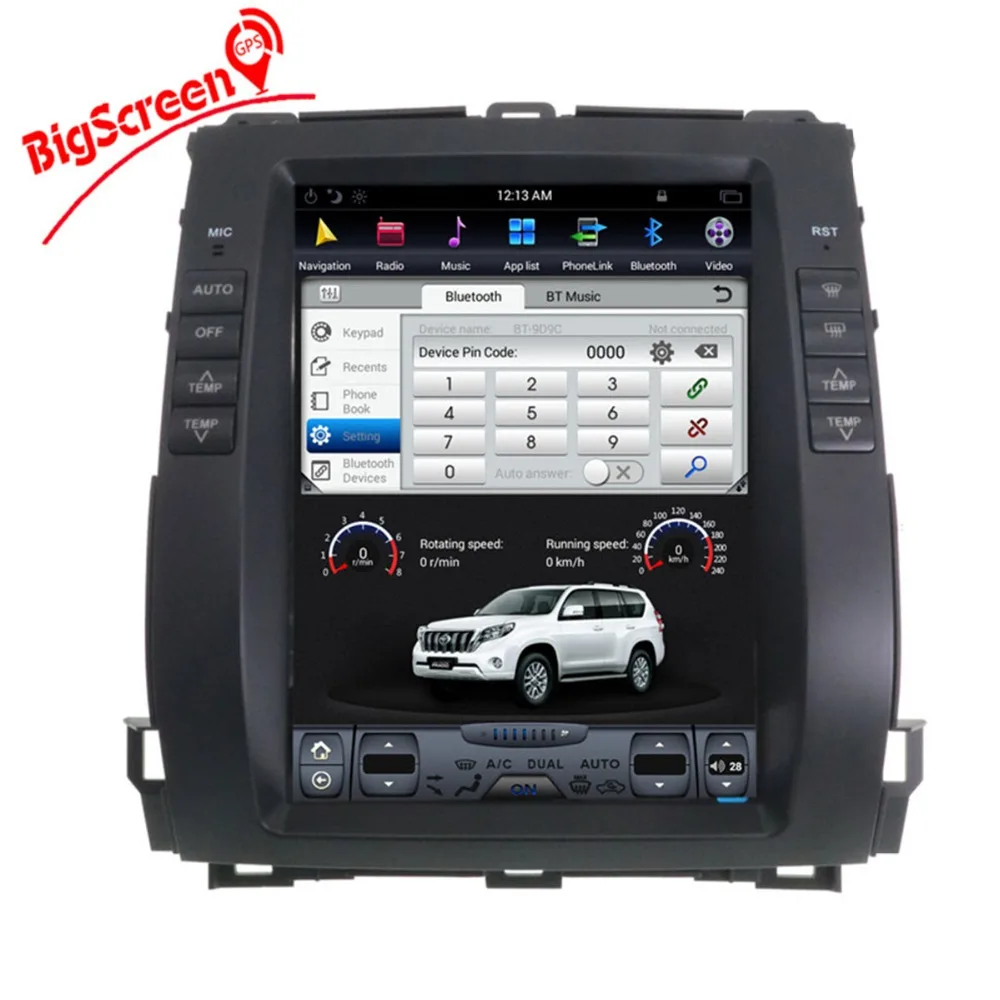 10 4 &quotAndroid 7 1 ОЗУ 2 Гб ПЗУ 32/64 ГБ Автомобильный dvd-плеер GPS Navi для Land Cruiser Prado 2002-2008