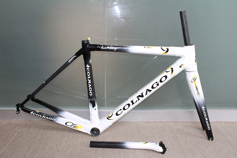 12 цветов на выбор Colnago C60 рама для шоссейного велосипеда красное углеродное волокно велосипедная Рама+ подседельный штырь+ вилка+ зажим+ гарнитура