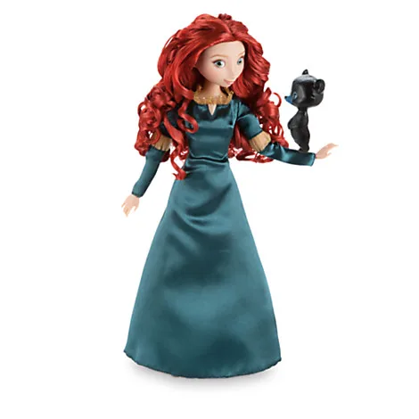 Оригинальная Классическая кукла Принцессы DISNEY Store Brave Merida с фигуркой медвежонка 12