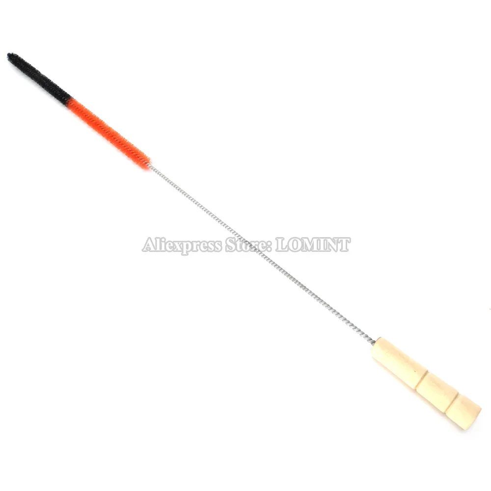 Big Size Wooden Handle Hookah Cleaning Brush For Shisha Hookahs Narguile Metal Pipe Stem Silicone Hose Accessories hookah accessories hookah cleaning brush