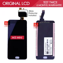 100 Tested Original 5 INCH Black 1280x720 Display For Meizu M3 Mini LCD with Touch Screen