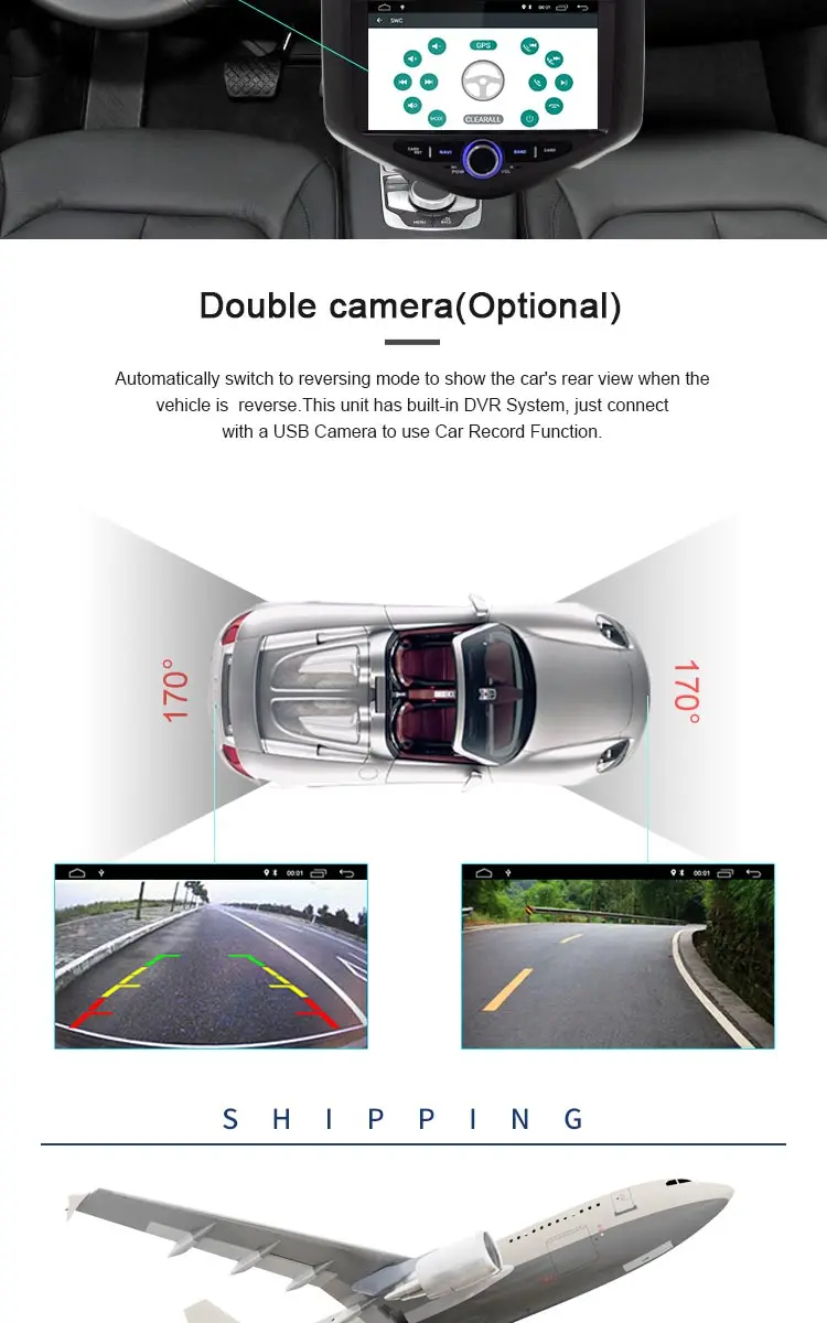 Flash Deal LJHANG 2 Din 8 inch Android 8.1 Car Multimedia Player For Cheverolet aveo 2011 GPS Navi Mirror-link Bluetooth WIFI Audio Stereo 6