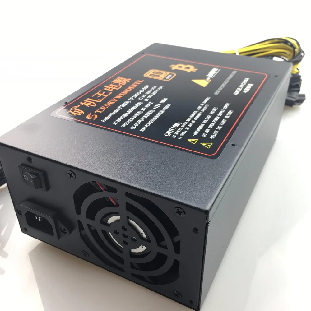 Бесплатная доставка 1600 Вт psu Ant S7 A6 A7 S9 L3 bitmain antminer s9 BTC Майнер машина для сервера