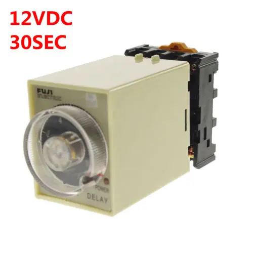 12VDC Power off delay time relay 0 30 seconds & basein Relays from