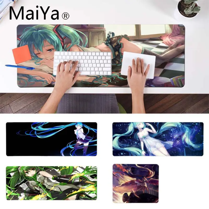 

MaiYa Boy Gift Pad Hatsune Miku aniem girl Beautiful Anime Mouse Mat Gamer Speed Mice Retail Small Rubber Mousepad