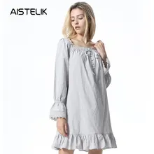 Новейшие пижамы женские хлопковые с длинными рукавами ретро-придворная Пижама женская домашняя Удобная Мода без статического электричества