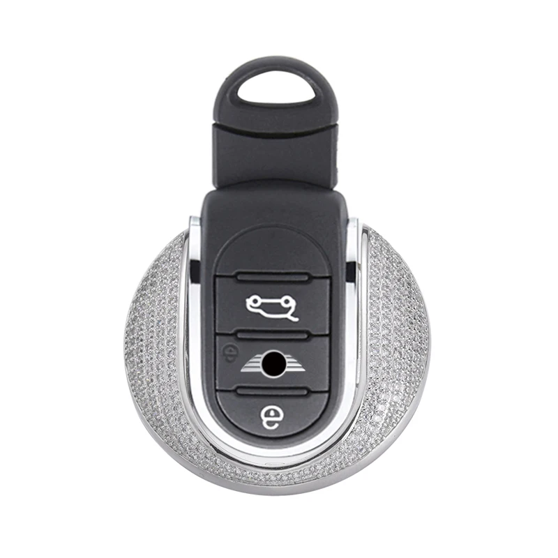 

2019 New Luxury Diamond key cover case for MINI Cooper F56 F55 F54 keyfob Hardtop key cap keychain keyholder accessories