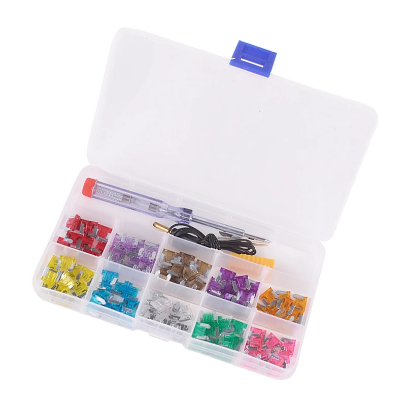 Generic Car Micro Mini Fuse 3/4/5/7.5/10/15/20/25/30/35A Pack of 100 + Test pen | Автомобили и мотоциклы