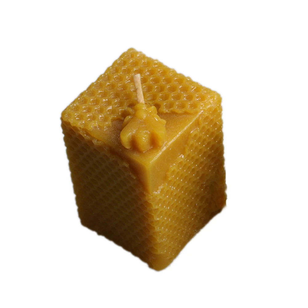 3D квадратная свеча торт с мастикой «сделай сам» пресс-форм пчелы гнездо силиконовая форма для изготовления свечей форма для пуддинга прессформы инструмент для украшения выпечки
