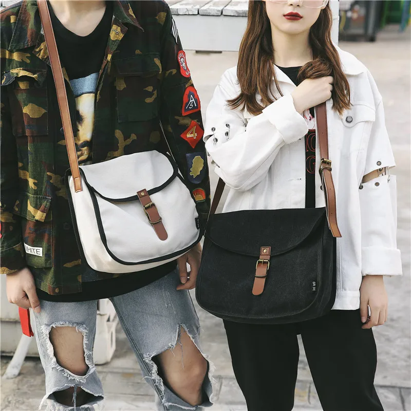 

Fashion Large Capacity Canvas Handbag Messenger Bags for Women 2019 Sport Shoulder Bag Leisure Crossbody Bags B215