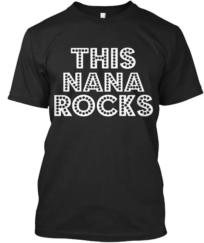 Это Nana Rocks стандартная футболка унисекс Harajuku топы Футболка модная классическая