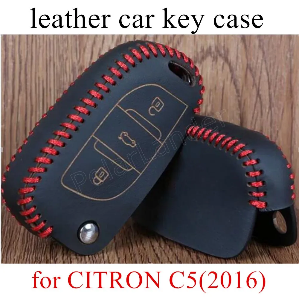 Only Red great quality Car key cover case car key case Hand sewing car