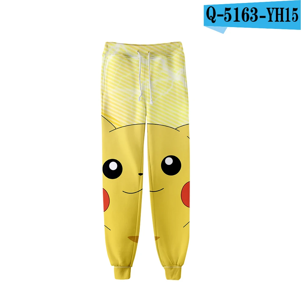 Pocket Monster 3D Kawaii напечатанные Kpop Jogger Брюки женские/Мужская модная уличная одежда длинные штаны горячая Распродажа повседневные крутые спортивные брюки - Цвет: Синий