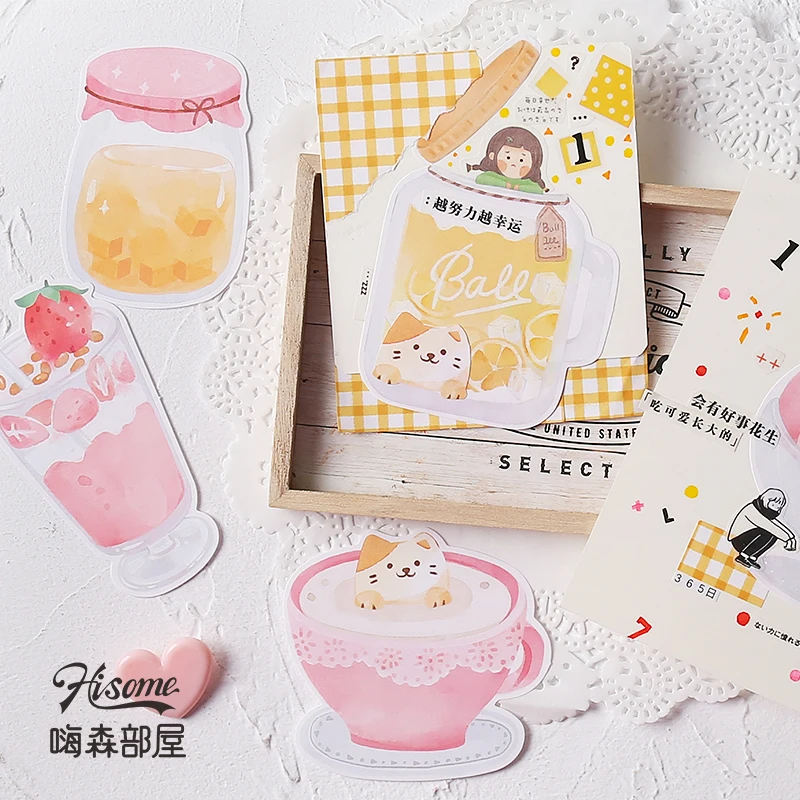 

30pcs\DIY cute practical creative fun personalized notes paper bag message carry notes student stationery office supplies