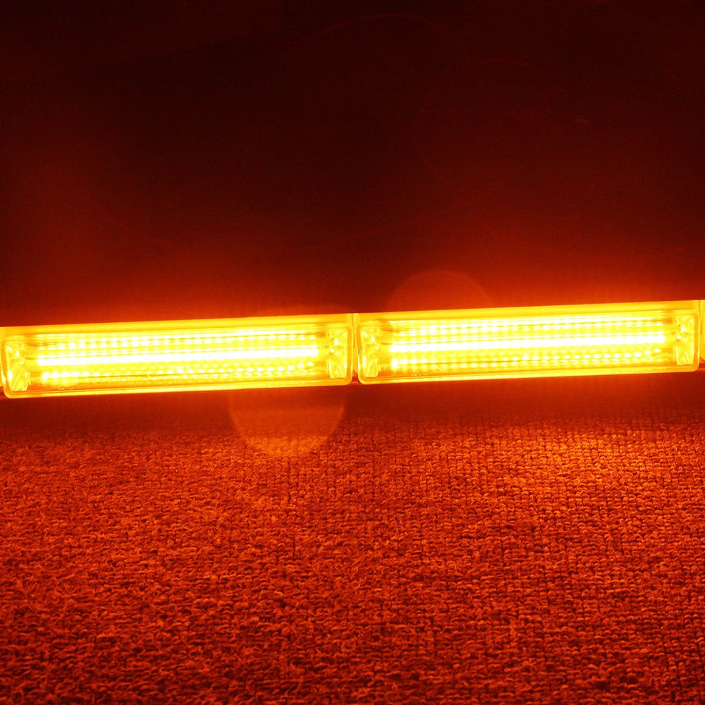 2 шт 59*4,5*5 см Желтый DC 10 V~ 30 V 72 W COB светодиодный автомобиль грузовик вспышка маяка аварийная сигнальная рампа
