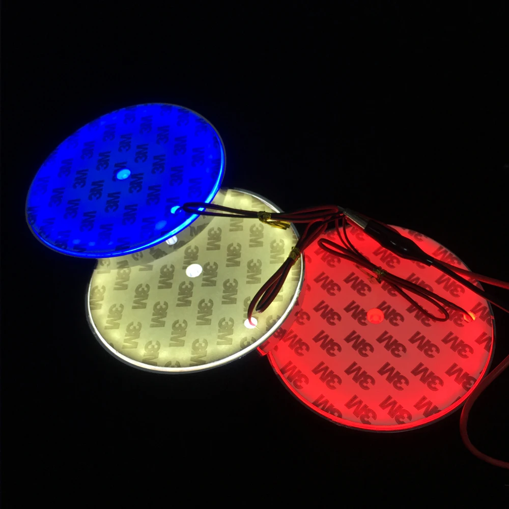 3 Colors Insignia LED 5D Logo Light For Volkswagen VW Passat CC Scirocco Golf 4 MK4