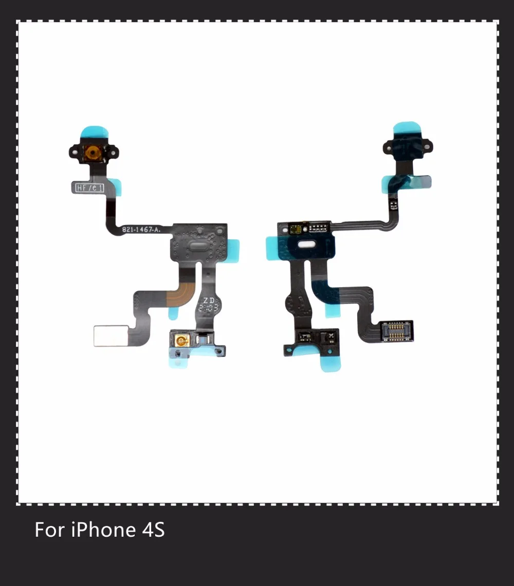 

For Iphone 4S Original Power Button Flex Cable Ribbon Light Sensor Power Switch On / Off Replacement for Ihone 4S Flex Cable