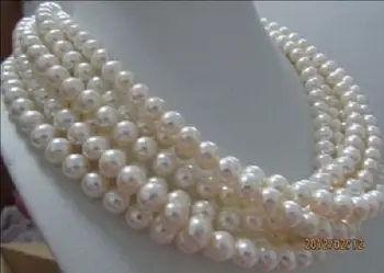 

FREE SHIPPINGLong 8-9mm AA+ WHITE South Sea PEARL NECKLACE 80" AAA