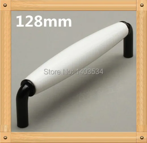 Best Offers Hole Pitch 128mm ceramic handle Kitchen Furniture Handle cabinet drawer handle Best Offers Hole Pitch 128mm ceramic handle Kitchen Furniture Handle cabinet drawer handle