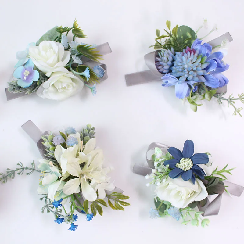 wedding Wrist Corsage Bracelet wrist flower  (31)