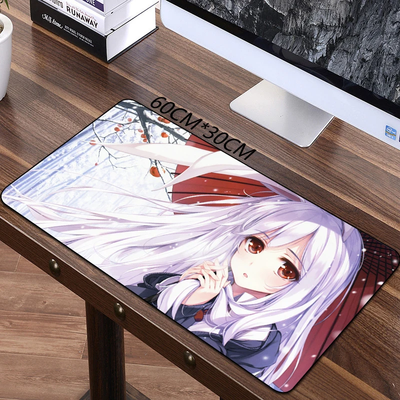 Большой офисный коврик для мыши FFFAS 60x30 см игровой клавиатура компьютерная