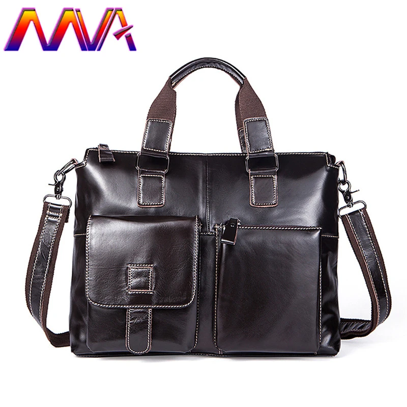 

Mva Men Briefcase Cheap Price Leather Men Crossbody Bag Cowhide Leather Men Briefcase 100% Genuine Leather Men Briefcase