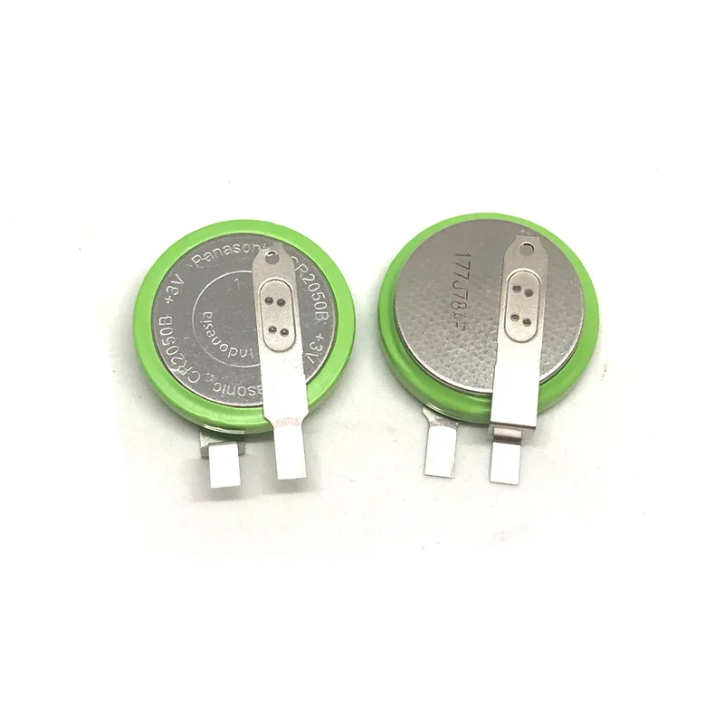 2pcs/lot Panasonic CR2050B CR2050 3V High-Temperature Lithium mManganese Dioxide Car Tire Pressure Monitoring Button Battery