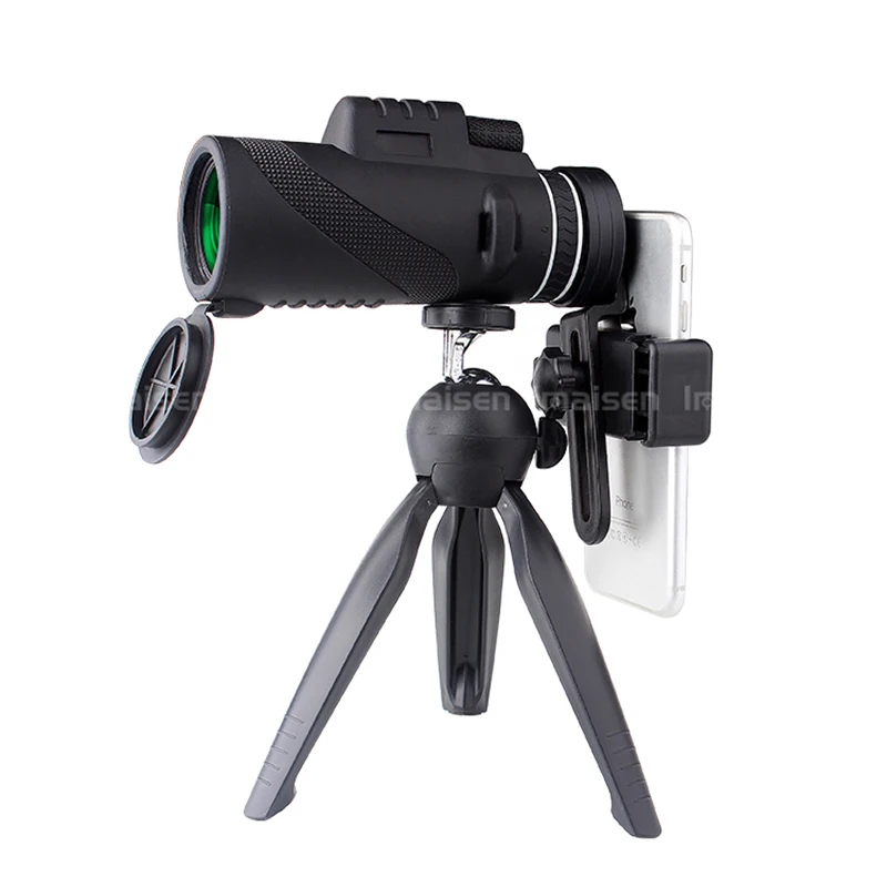 أحادي المدمجة Fogproof للصدمات نطاق BAK4 موشور FMC أحادي العين 12x50 أحادي تلسكوب نطاق مع الهاتف جبل و ترايبود