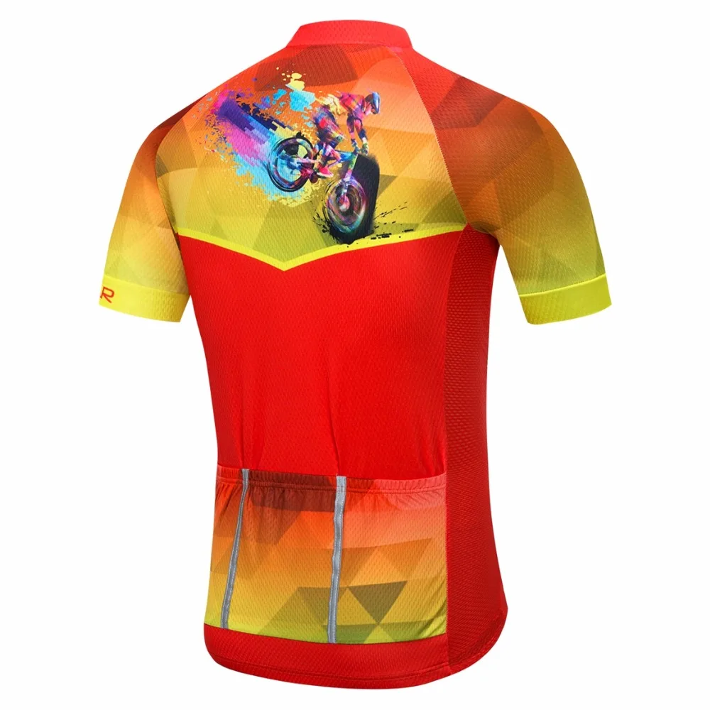2019 Велоспорт Джерси мужские велосипедные Горные MTB рубашки с коротким рукавом Pro