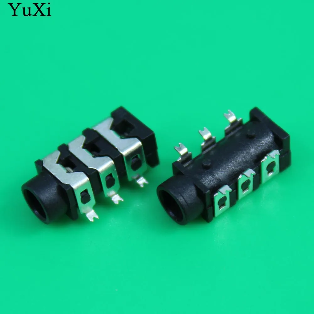 YuXi 3 5 мм Женский аудио разъем 6 контактный SMT SMD Разъем для наушников PJ 313D|headphone jack