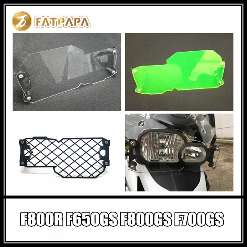 Motorcycle LED headlight protection for BMW F800R F650GS F800GS F700GS