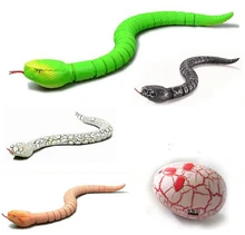 New Infrared remote control rattlesnake Super simulation animal Remote control snake RC wireless animal toys snakes