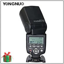 Светодиодная лампа для видеосъемки Yongnuo YN560III YN-560 III ручная фотовспышка вспышка для Canon 6d для Nikon d7100 Pentax Panasonic DSLR камер