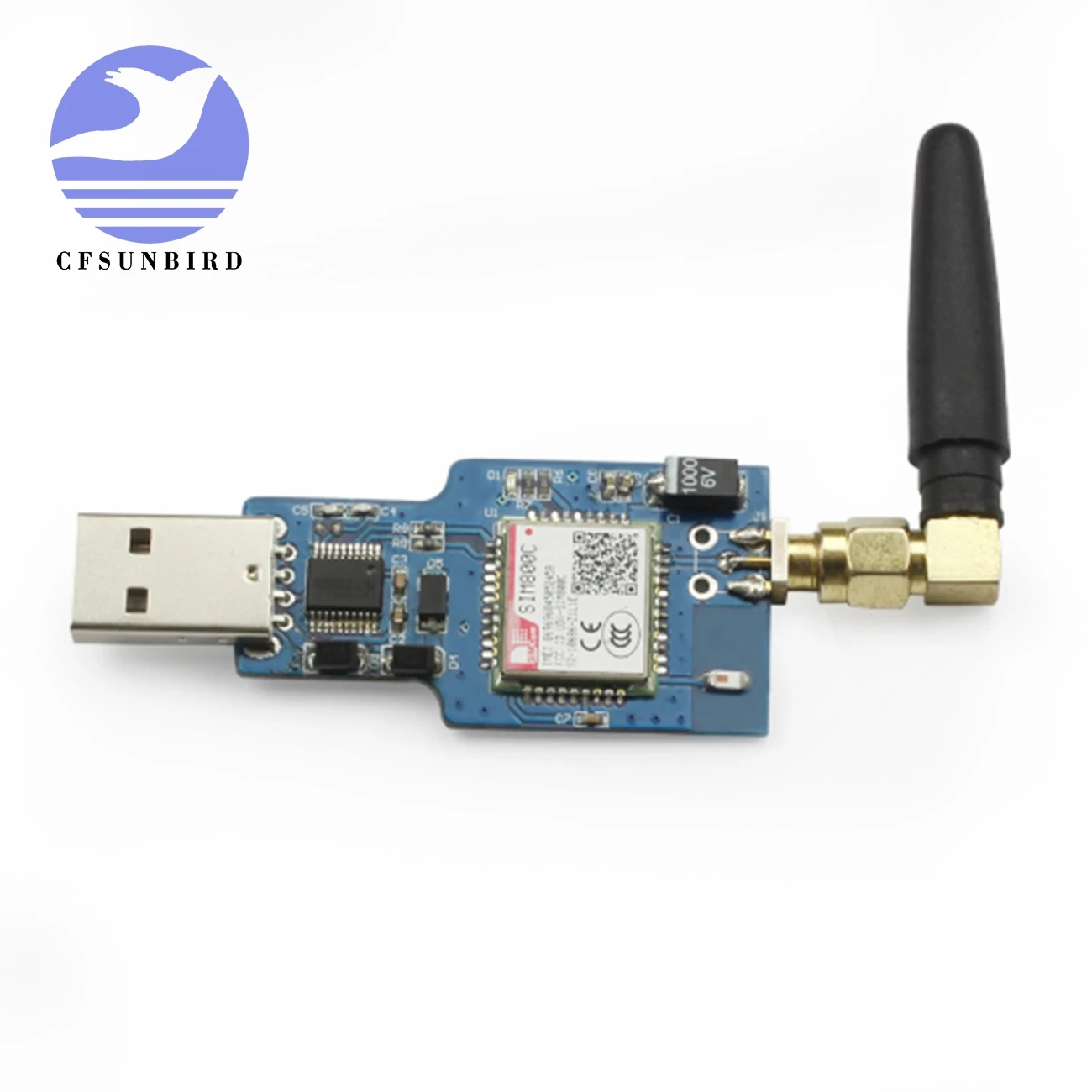 Последовательный модуль GPRS SIM800C с поддержкой Bluetooth Sim900a антенной|Интегральные
