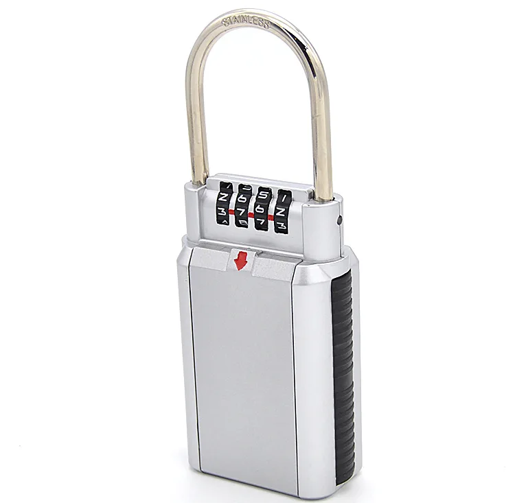 4 Digit Combination Password Lock Zinc Alloy Security Lock Suitcase Luggage Coded Lock Cupboard Cabinet Locker Padlock