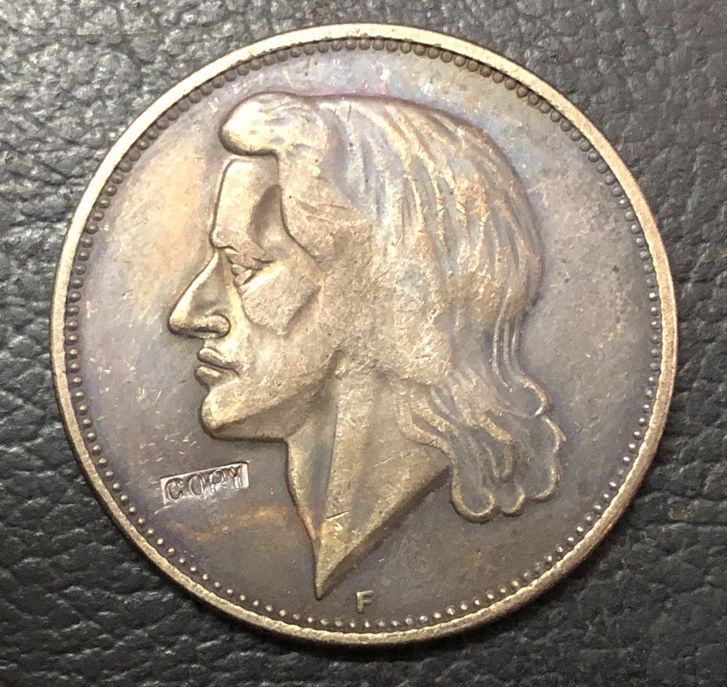 1926 Германия 5 райхsmark Friedrich von Schiller Пробный удар | Дом и сад