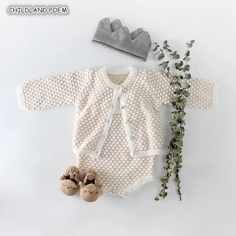 Baby Knitted Romper Autumn Winter Baby Girls Clothes Cotton Baby Girl Romper Cardigan Newborn Baby Clothes For Girls Jumpsuit Baby Knitted Romper Autumn Winter Baby Girls Clothes Cotton Baby Girl Romper Cardigan Newborn Baby Clothes For Girls Jumpsuit