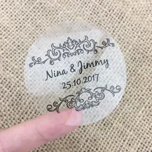 Бесплатный дизайн на заказ 100 шт персональный транспонент Свадебный стикер s День рождения, детский душ приглашение Наклейка На Конверт Уплотнения