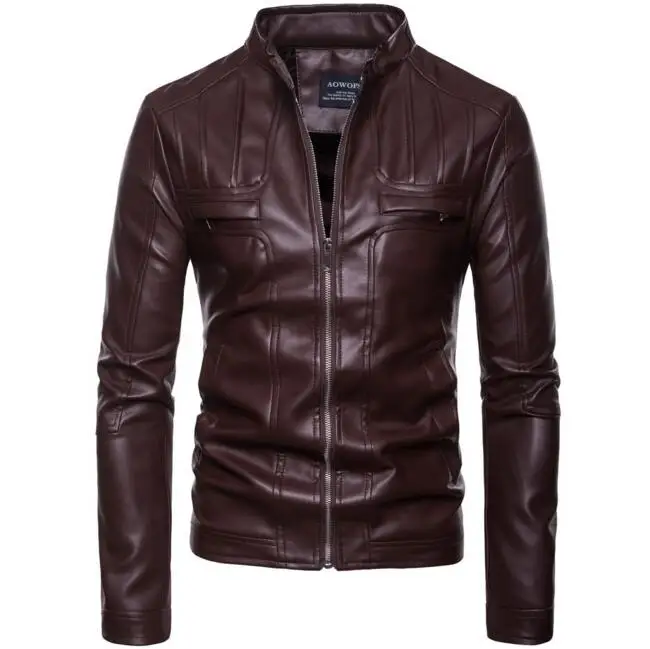 2018 New arrival brand motorcycle leather jacket – MY FULL KART