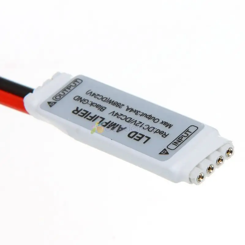 Мини усилитель линейный 4 контактный сигнала RGB мощность 12 В 144 Вт бесплатная