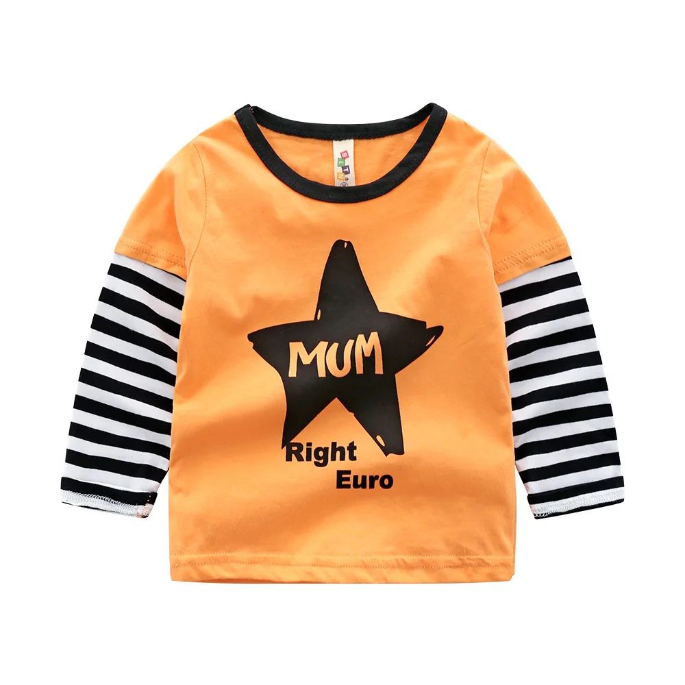 

BibiCola Baby boys long sleeve tshirt spring autumn children cartoon fashion long sleeve tops 2019 new kids casual clothes