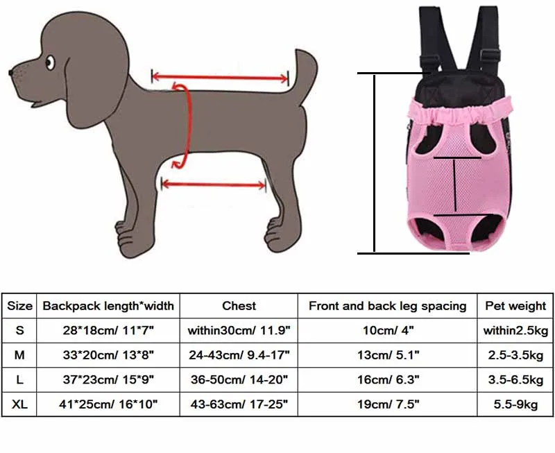 2016 New Pet Backpack Puppy Dog Carrier for Dogs Breathable Mesh Small Dog Travel Shoulders Bag Pet Outdoor Supplies Wholesale23