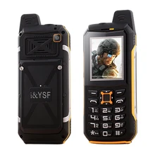 I& YSF M21 IP68 водонепроницаемый фонарик с двумя sim-картами внешний аккумулятор fm-радио рекордер пылезащитный противоударный прочный мобильный телефон P020